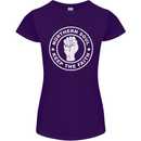 Northern Soul Keeping the Faith Dancing Womens Petite Cut T-Shirt Purple