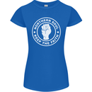 Northern Soul Keeping the Faith Dancing Womens Petite Cut T-Shirt Royal Blue