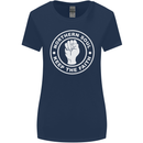 Northern Soul Keeping the Faith Dancing Womens Wider Cut T-Shirt Navy Blue