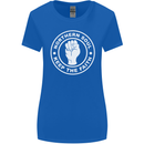Northern Soul Keeping the Faith Dancing Womens Wider Cut T-Shirt Royal Blue
