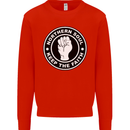 Northern Soul Keeping the Faith Kids Sweatshirt Jumper Bright Red
