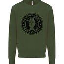 Northern Soul Keeping the Faith Kids Sweatshirt Jumper Forest Green