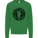 Northern Soul Keeping the Faith Kids Sweatshirt Jumper Irish Green