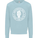 Northern Soul Keeping the Faith Kids Sweatshirt Jumper Light Blue