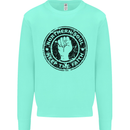 Northern Soul Keeping the Faith Kids Sweatshirt Jumper Peppermint
