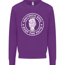 Northern Soul Keeping the Faith Kids Sweatshirt Jumper Purple