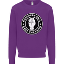 Northern Soul Keeping the Faith Kids Sweatshirt Jumper Purple