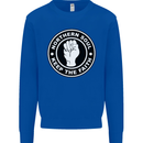 Northern Soul Keeping the Faith Kids Sweatshirt Jumper Royal Blue