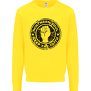 Northern Soul Keeping the Faith Kids Sweatshirt Jumper Yellow