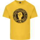 Northern Soul Keeping the Faith Kids T-Shirt Childrens Yellow