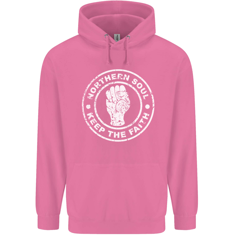Northern Soul Keeping the Faith Mens 80% Cotton Hoodie Azelea