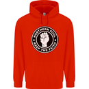 Northern Soul Keeping the Faith Mens 80% Cotton Hoodie Bright Red