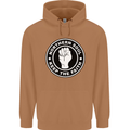Northern Soul Keeping the Faith Mens 80% Cotton Hoodie Caramel Latte