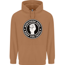 Northern Soul Keeping the Faith Mens 80% Cotton Hoodie Caramel Latte