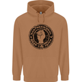Northern Soul Keeping the Faith Mens 80% Cotton Hoodie Caramel Latte