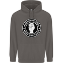 Northern Soul Keeping the Faith Mens 80% Cotton Hoodie Charcoal