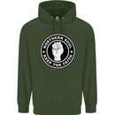 Northern Soul Keeping the Faith Mens 80% Cotton Hoodie Forest Green