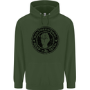 Northern Soul Keeping the Faith Mens 80% Cotton Hoodie Forest Green