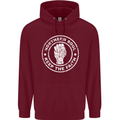 Northern Soul Keeping the Faith Mens 80% Cotton Hoodie Maroon