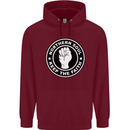 Northern Soul Keeping the Faith Mens 80% Cotton Hoodie Maroon