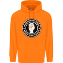 Northern Soul Keeping the Faith Mens 80% Cotton Hoodie Orange