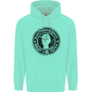 Northern Soul Keeping the Faith Mens 80% Cotton Hoodie Peppermint
