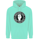 Northern Soul Keeping the Faith Mens 80% Cotton Hoodie Peppermint