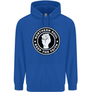 Northern Soul Keeping the Faith Mens 80% Cotton Hoodie Royal Blue