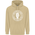 Northern Soul Keeping the Faith Mens 80% Cotton Hoodie Sand