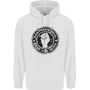Northern Soul Keeping the Faith Mens 80% Cotton Hoodie White