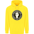 Northern Soul Keeping the Faith Mens 80% Cotton Hoodie Yellow