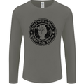 Northern Soul Keeping the Faith Mens Long Sleeve T-Shirt Charcoal
