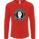 Northern Soul Keeping the Faith Mens Long Sleeve T-Shirt Red
