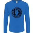 Northern Soul Keeping the Faith Mens Long Sleeve T-Shirt Royal Blue