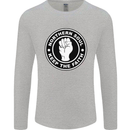 Northern Soul Keeping the Faith Mens Long Sleeve T-Shirt Sports Grey