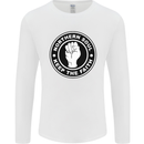 Northern Soul Keeping the Faith Mens Long Sleeve T-Shirt White