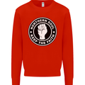 Northern Soul Keeping the Faith Mens Sweatshirt Jumper Bright Red