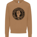 Northern Soul Keeping the Faith Mens Sweatshirt Jumper Caramel Latte