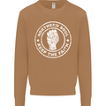 Northern Soul Keeping the Faith Mens Sweatshirt Jumper Caramel Latte