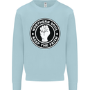 Northern Soul Keeping the Faith Mens Sweatshirt Jumper Light Blue