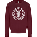 Northern Soul Keeping the Faith Mens Sweatshirt Jumper Maroon