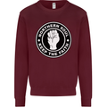 Northern Soul Keeping the Faith Mens Sweatshirt Jumper Maroon