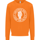 Northern Soul Keeping the Faith Mens Sweatshirt Jumper Orange