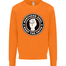 Northern Soul Keeping the Faith Mens Sweatshirt Jumper Orange