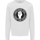 Northern Soul Keeping the Faith Mens Sweatshirt Jumper White