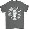 Northern Soul Keeping the Faith Mens T-Shirt Cotton Gildan Charcoal