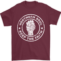 Northern Soul Keeping the Faith Mens T-Shirt Cotton Gildan Maroon