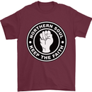 Northern Soul Keeping the Faith Mens T-Shirt Cotton Gildan Maroon