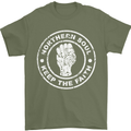 Northern Soul Keeping the Faith Mens T-Shirt Cotton Gildan Military Green