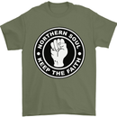 Northern Soul Keeping the Faith Mens T-Shirt Cotton Gildan Military Green